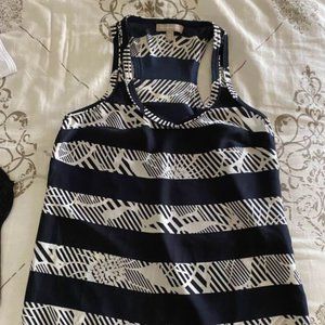 Banana Republic Navy striped tank